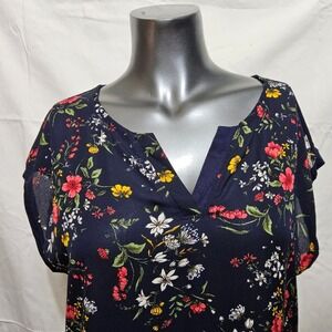 Papermoon Navy Floral Women's Blouse